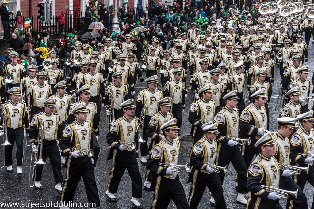 St. Patrick's Day Parade (2013) In Dublin   Purdue University All American Marching Band, Indiana, USA (8566553110)