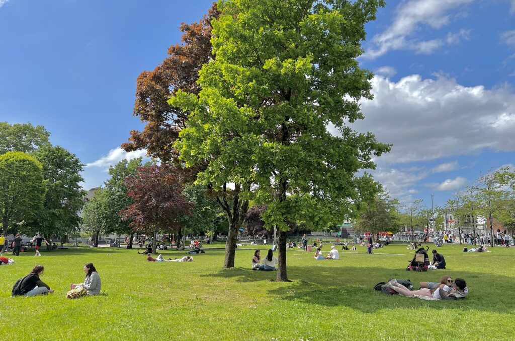 Eyre Square, Galway, Ireland 15 May 2022