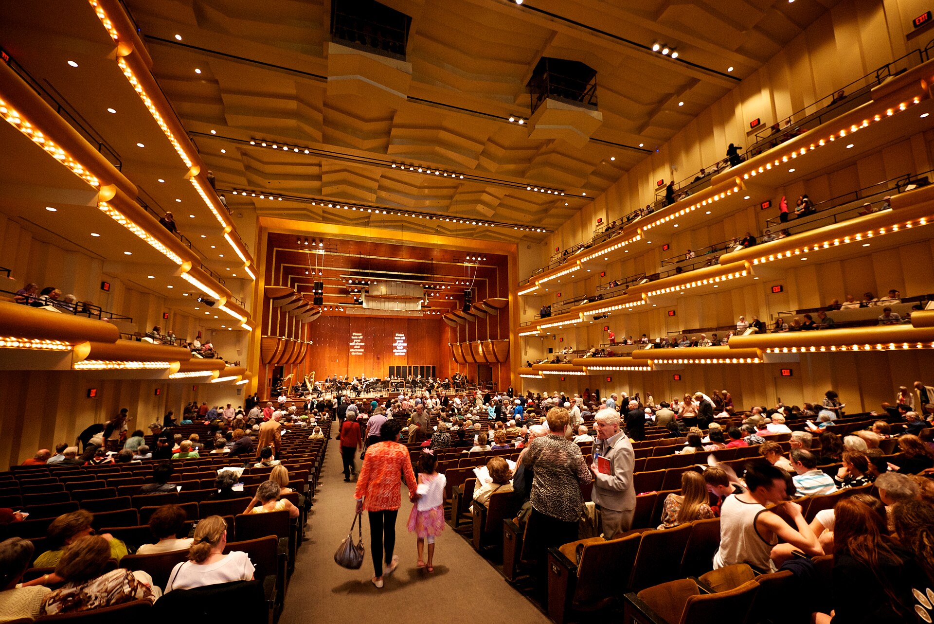 New York Philharmonic performing in concert