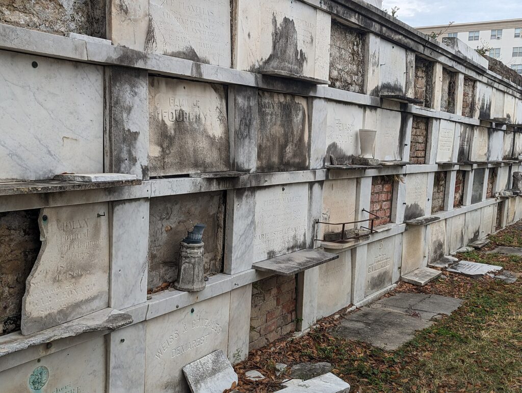 Wall Tombs 1, St Louis Cemetery 3, New Orleans, Louisiana, USA
