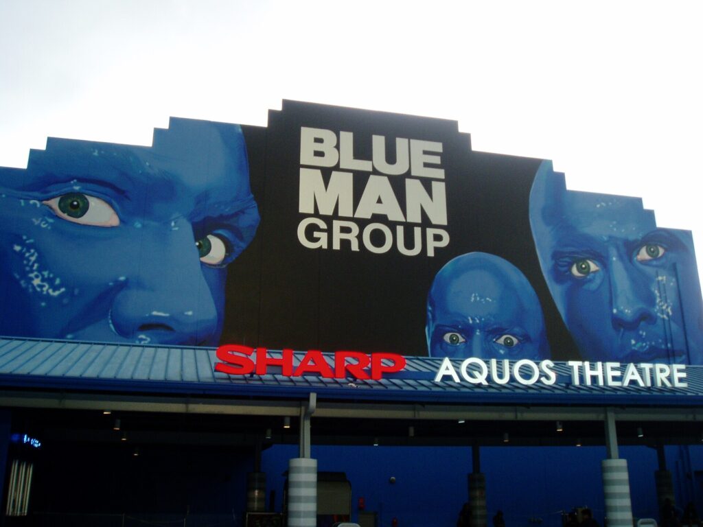 Blue Man Group Sharp Aquos Theatre