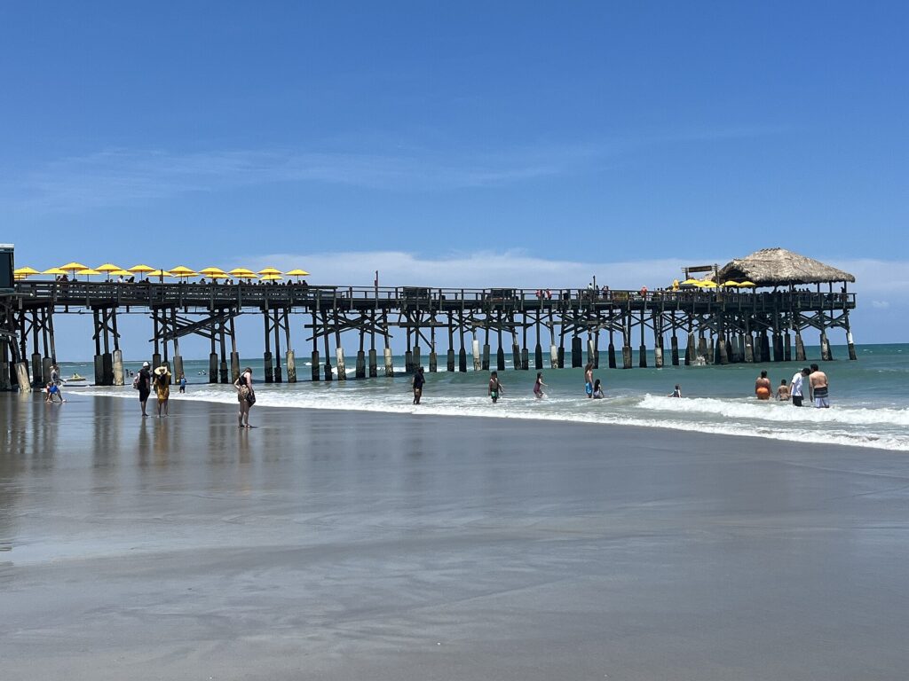 Cocoa Beach Pier from the beach 2023 05 19 (2)